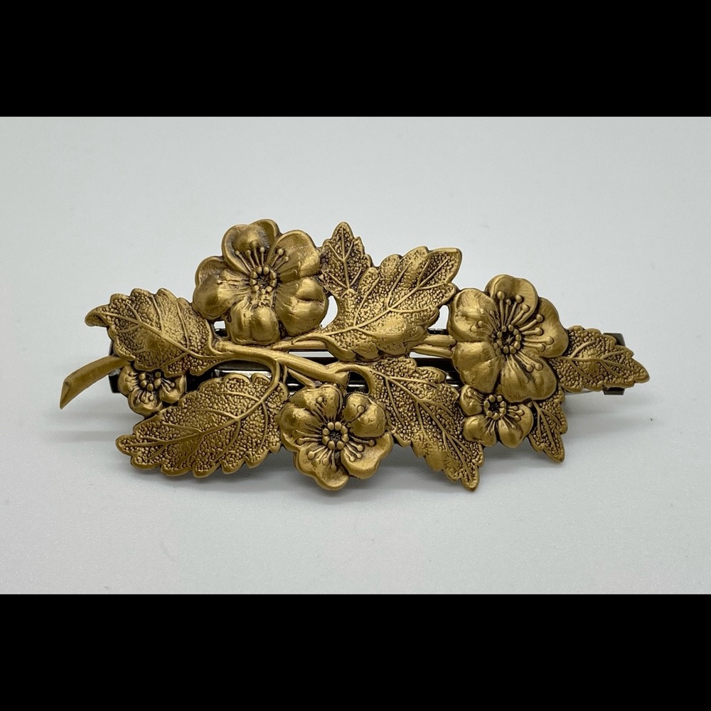 Brass Barrette Hair Clip